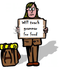 will teach grammar for food